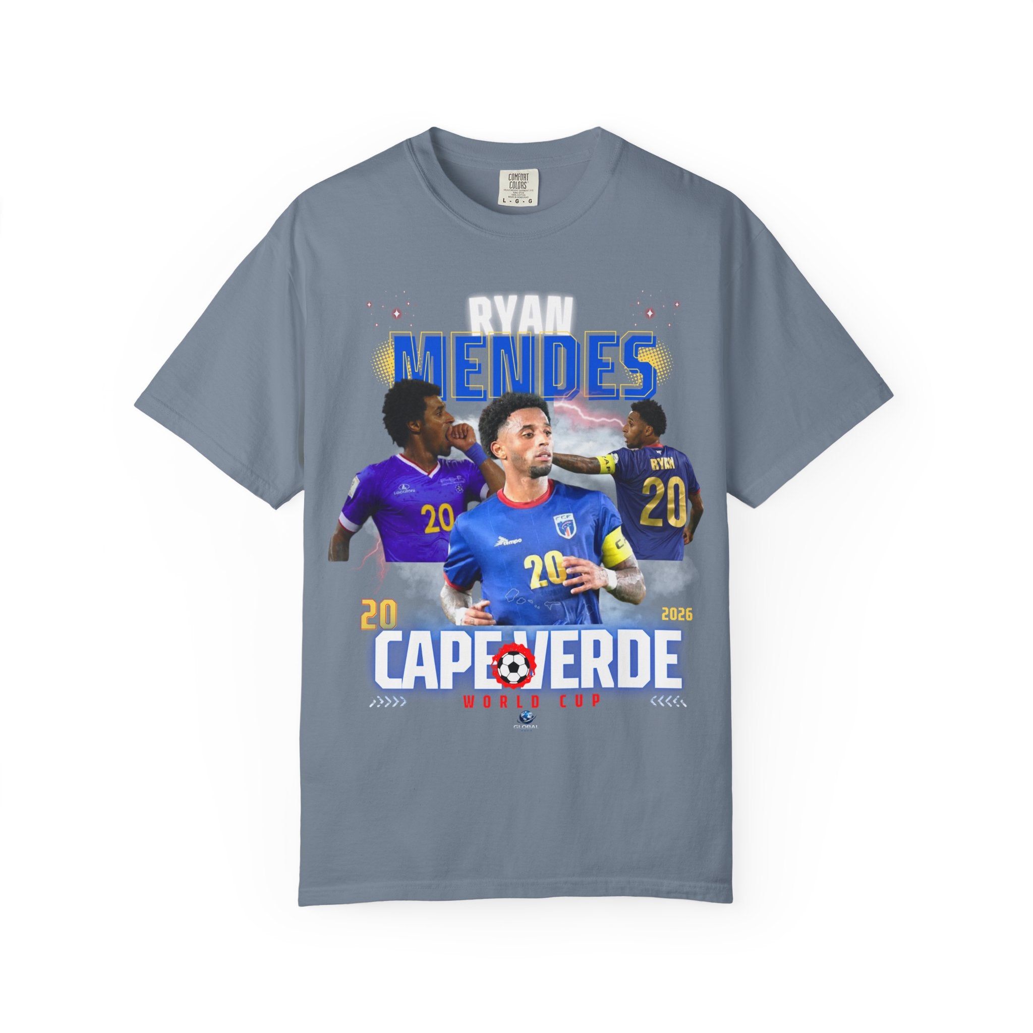 Mendes Cape Verde Soccer T-Shirt — World Cup #20 Fan Jersey