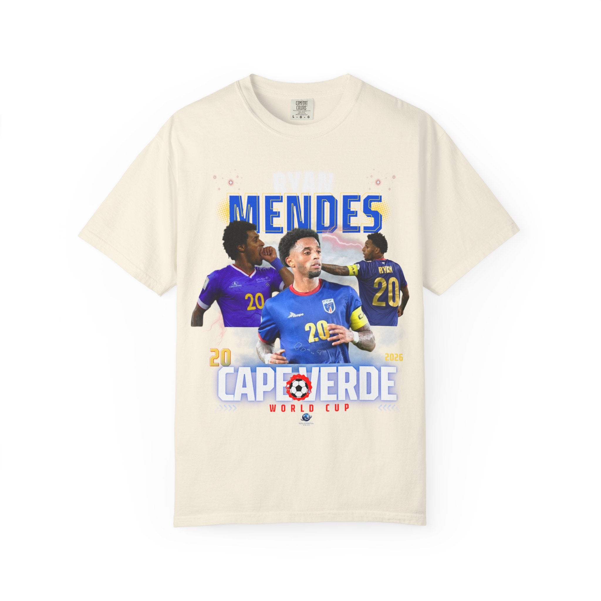 Mendes Cape Verde Soccer T-Shirt — World Cup #20 Fan Jersey